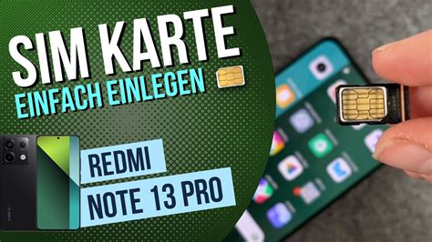 Xiaomi SIM Karte einlegen .